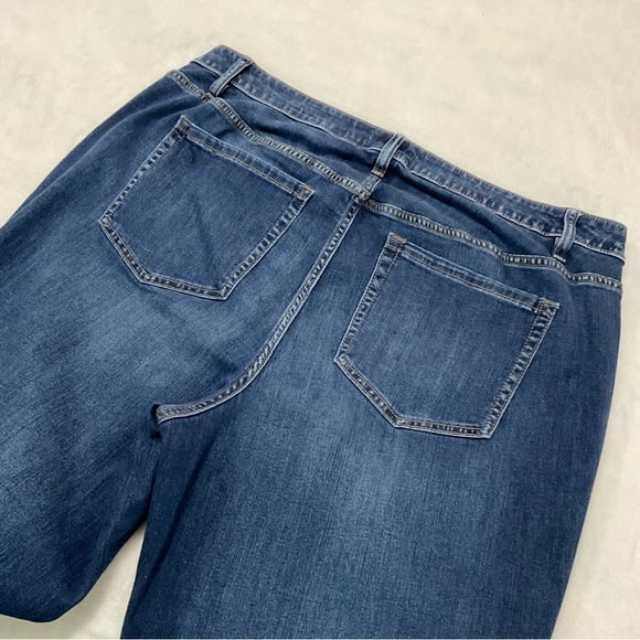 Lane Bryant Blue Denim Jeans Size 22 High Rise Straight - Picture 8 of 8